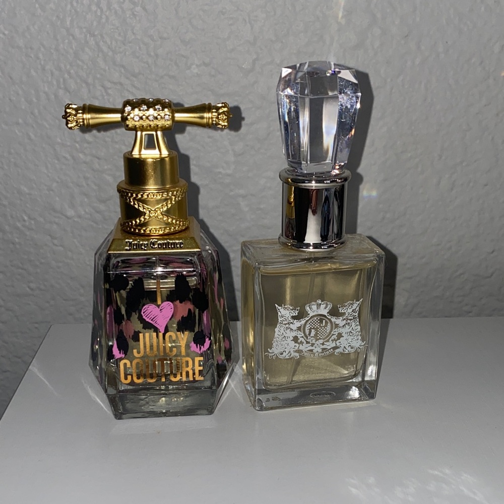Juicy Couture Leopard Heart Perfume Set - Pink & Gold